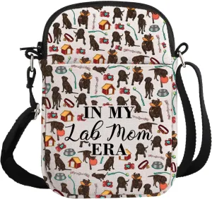 G2TUP Chocolate Labrador Lover Gift Lab Mom Era Makeup Bag Chocolate Labrador Owner Cosmetic Bag Labrador Mom Gift (Lab Mom Era S)