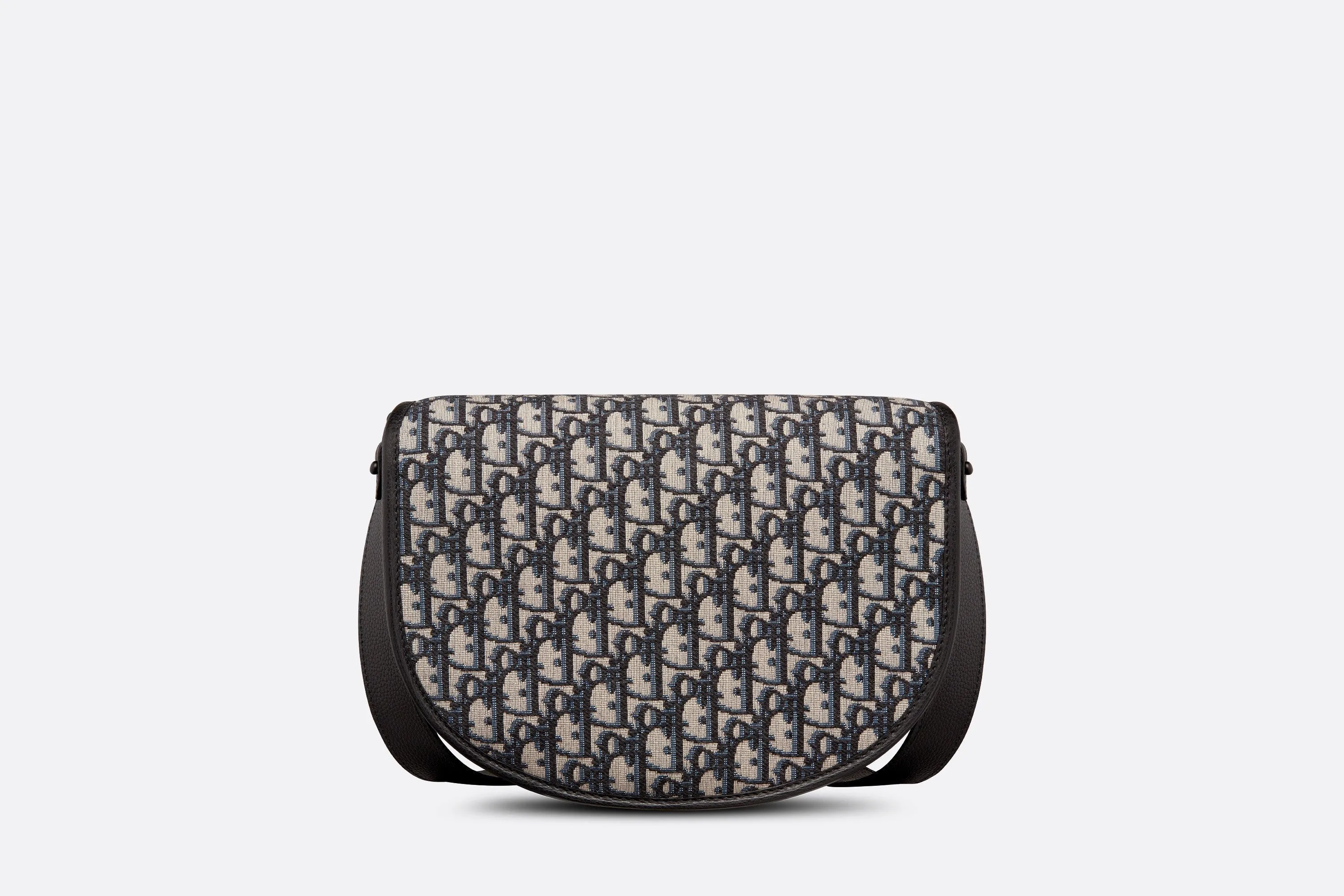 Gallop Bag with Strap • Beige and Black Dior Oblique Jacquard