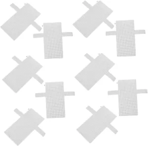 GARIOUANS 10Pcs Transparent Plastic Mesh Sheets for DIY Crafting and Knitting Projects Durable Breathable Versatile Material for Handbag Accessories and Purse Making Supplies