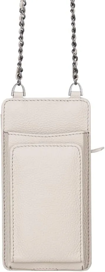 Genuine Leather Cross-Body Bags For Women, Cross-Body Purse Cell Phone Wallet Purses Case With Detachable Strap, Shoulder Bag