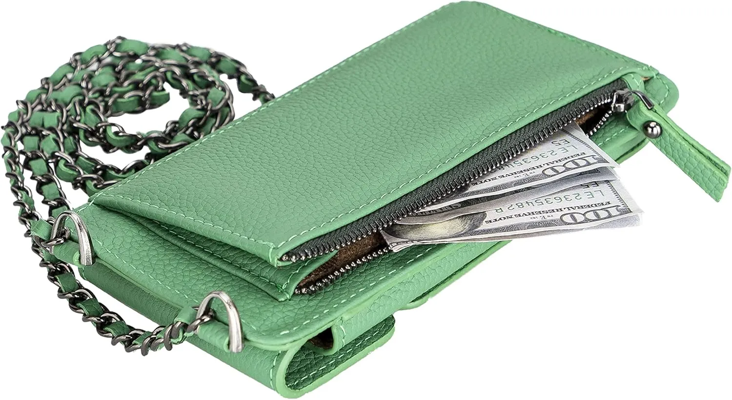 Genuine Leather Cross-Body Bags For Women, Cross-Body Purse Cell Phone Wallet Purses Case With Detachable Strap, Shoulder Bag