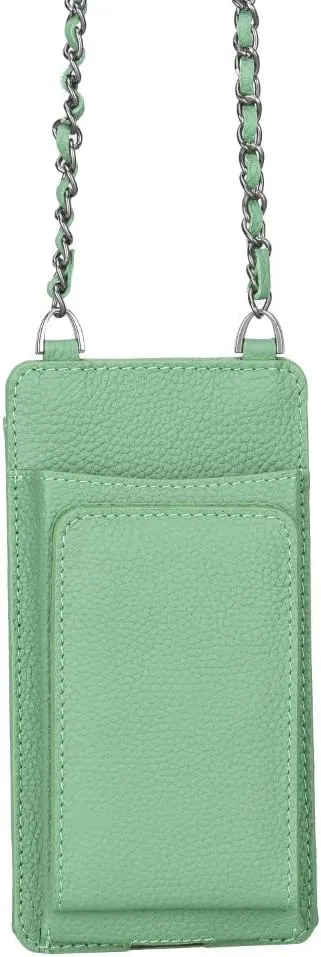 Genuine Leather Cross-Body Bags For Women, Cross-Body Purse Cell Phone Wallet Purses Case With Detachable Strap, Shoulder Bag
