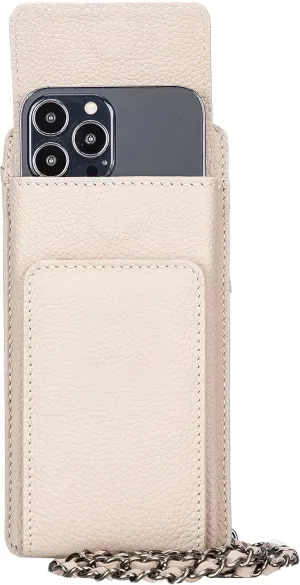 Genuine Leather Cross-Body Bags For Women, Cross-Body Purse Cell Phone Wallet Purses Case With Detachable Strap, Shoulder Bag
