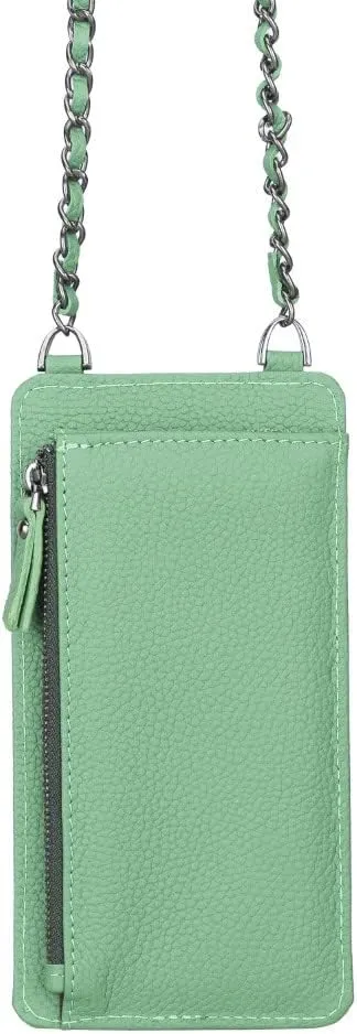 Genuine Leather Cross-Body Bags For Women, Cross-Body Purse Cell Phone Wallet Purses Case With Detachable Strap, Shoulder Bag