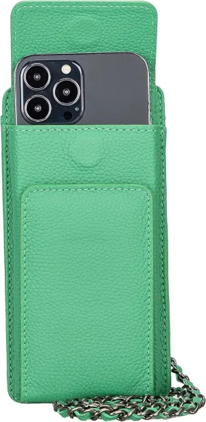 Genuine Leather Cross-Body Bags For Women, Cross-Body Purse Cell Phone Wallet Purses Case With Detachable Strap, Shoulder Bag