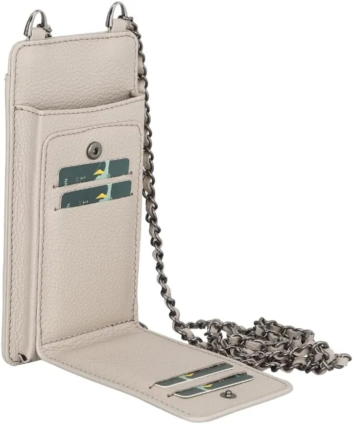 Genuine Leather Cross-Body Bags For Women, Cross-Body Purse Cell Phone Wallet Purses Case With Detachable Strap, Shoulder Bag