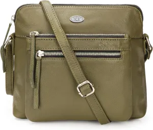 Genuine Leather Crossbody Bags for Women, Premium Handmade Leather Purses - Shoulder Handbags, Adjustable Strap