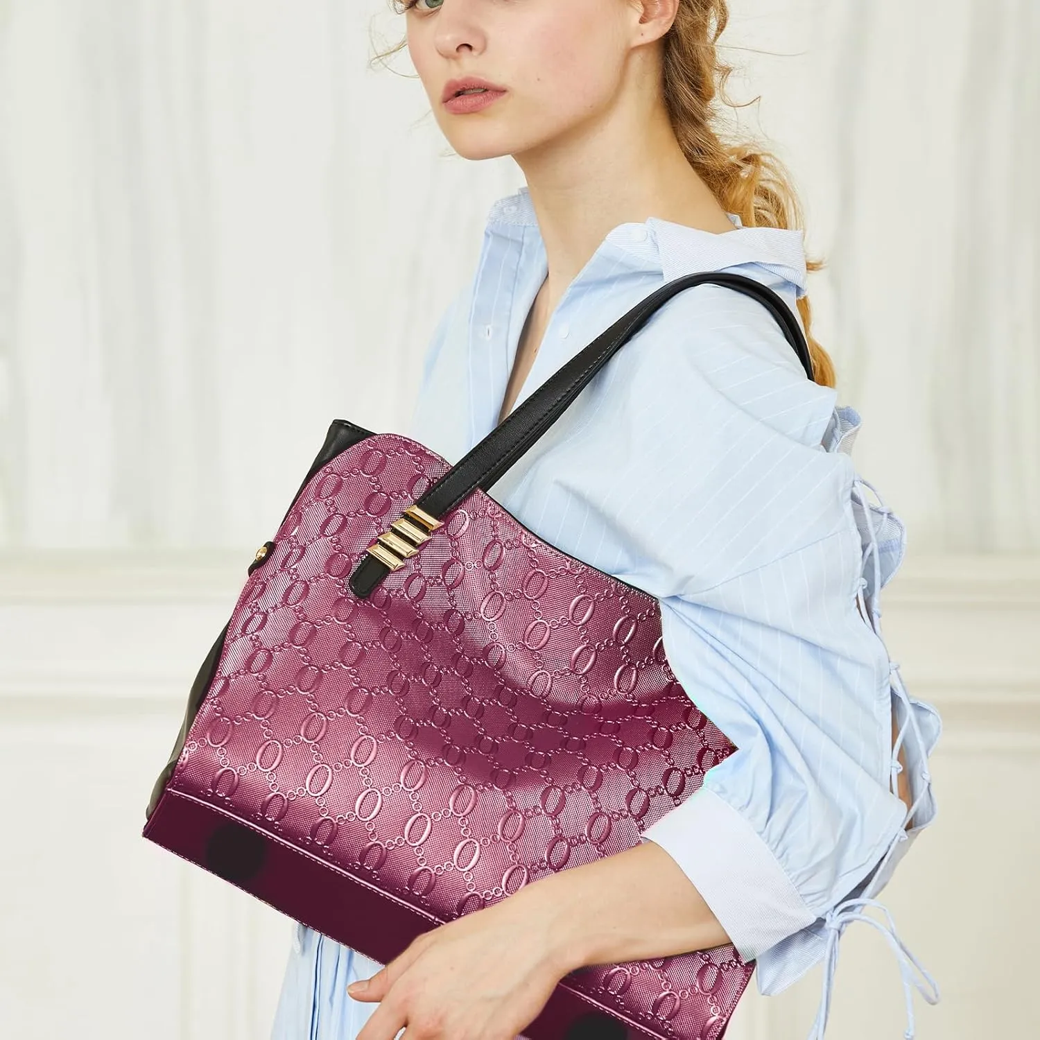 Genuine Leather Women Tote Bags: Large Designer Shoulder Purses for - Soft Fashion Handbags