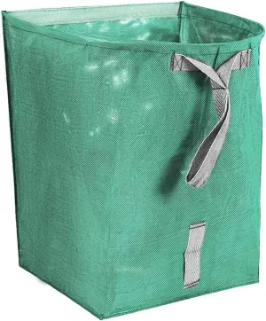 Giant Yard Dustpan-type Garden Bag for Collecting Leaves, Heavy Duty Gardening Bags, Reuseable Leaf Waste Bag for Lawn Pool Garden (1 pack)