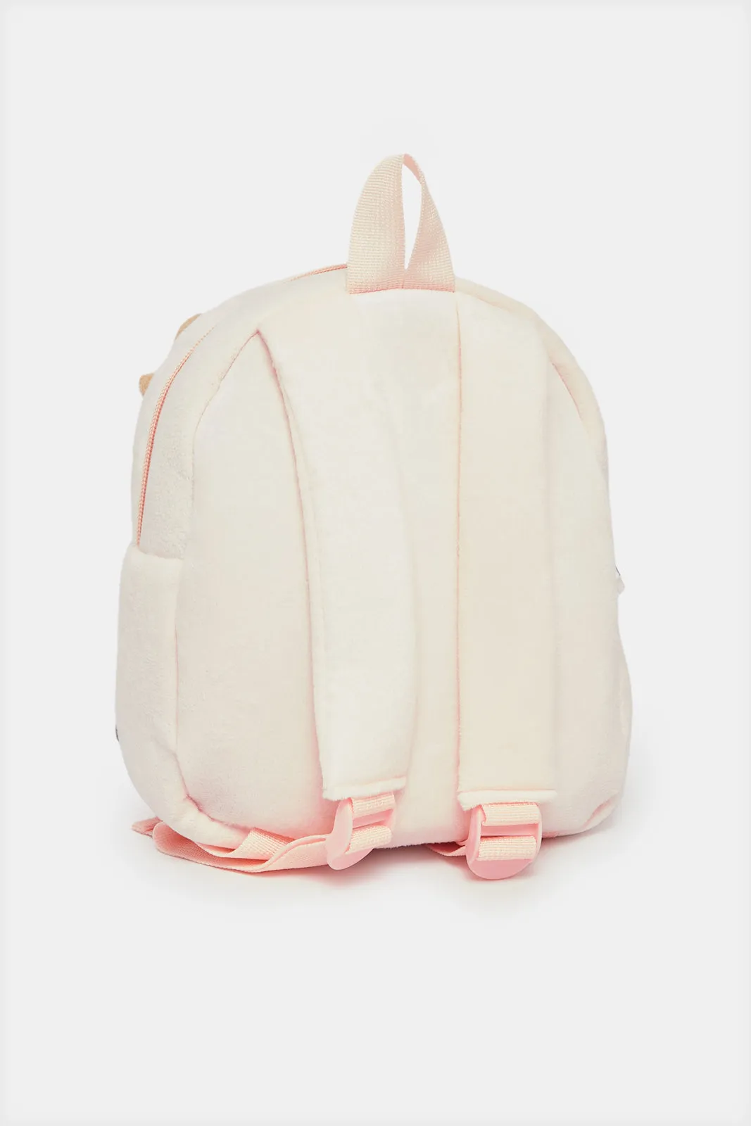 Girls Pink Faux Fur Cross Body Bag