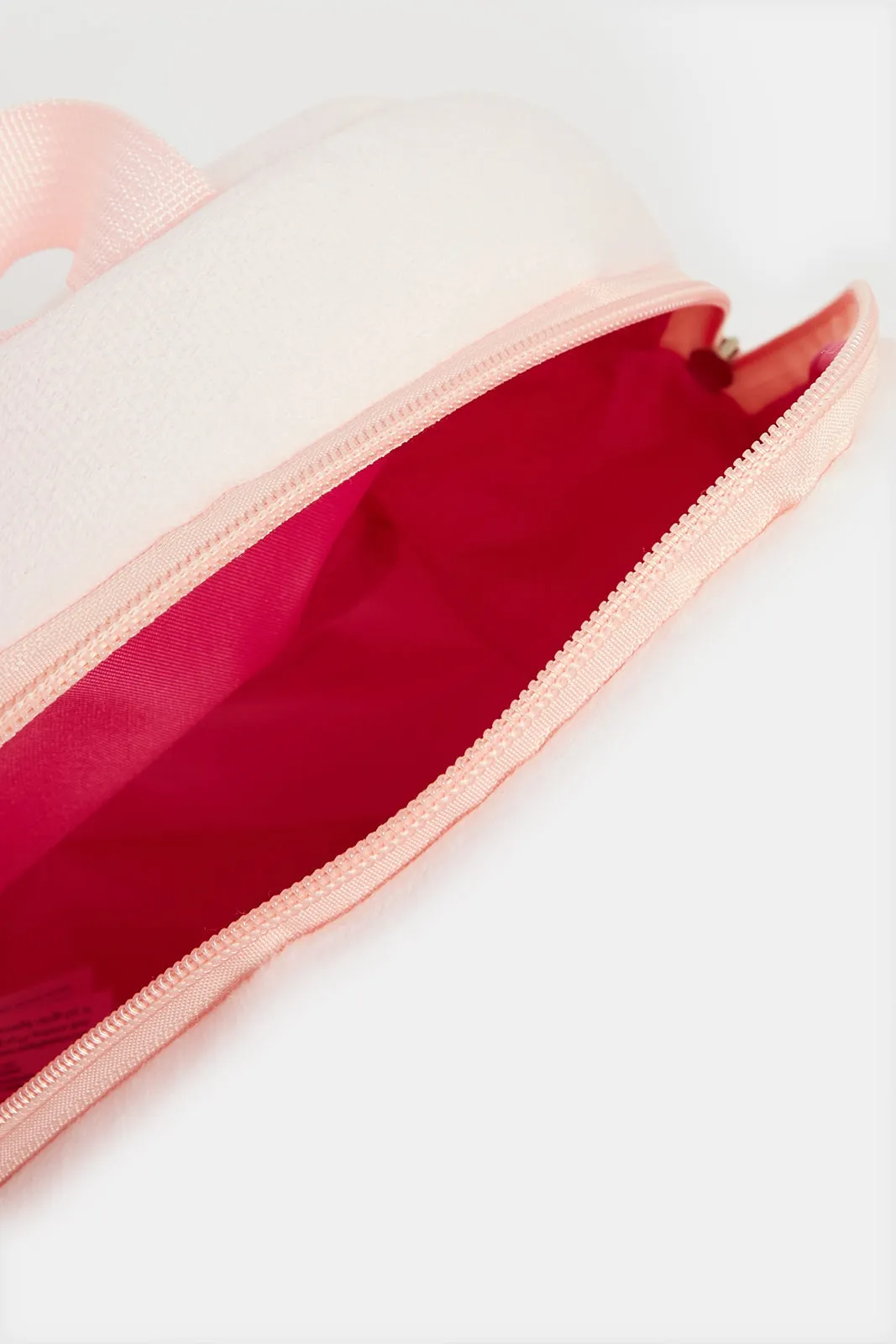 Girls Pink Faux Fur Cross Body Bag