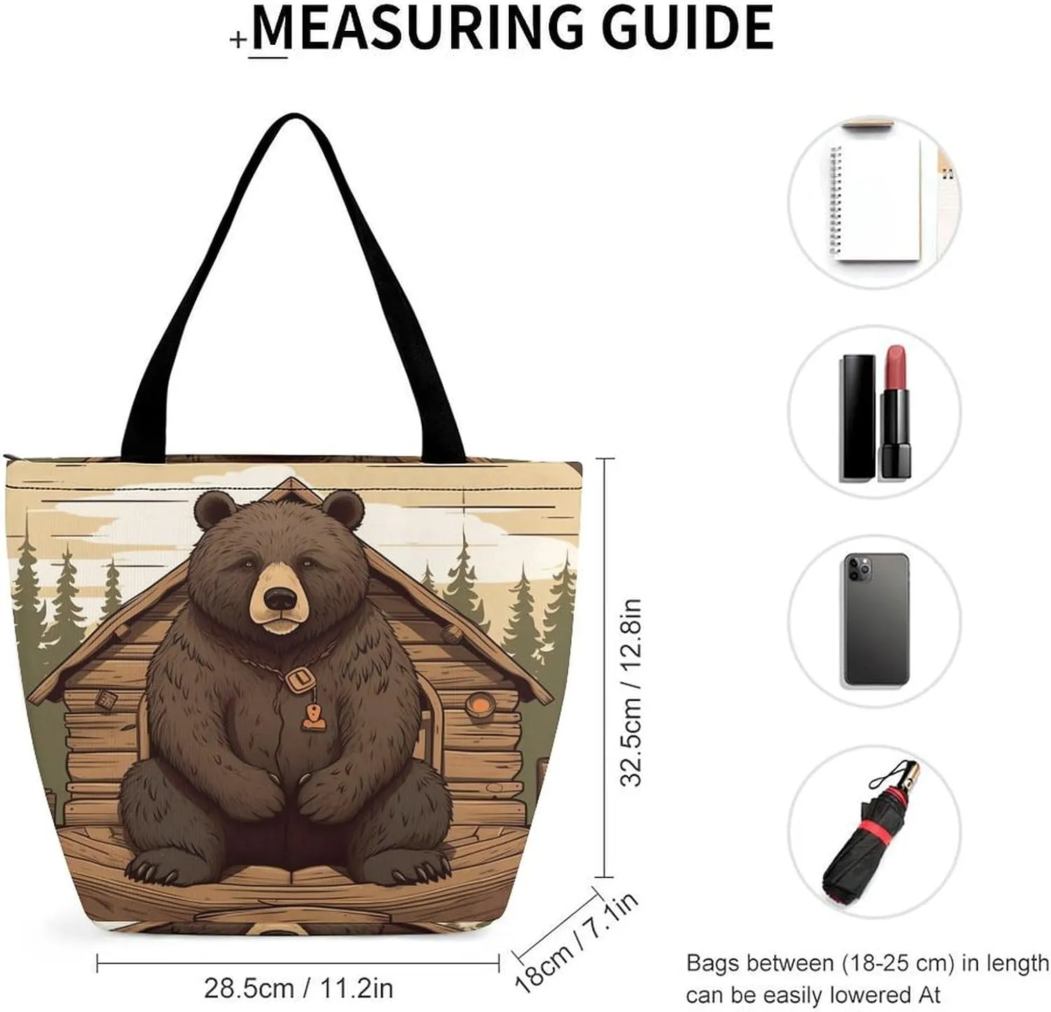 Grocery Bag Reusable Tote Bag Foldable Shih Tzu Dog Shopping Bag Handbag Washable Shoulder Bag for Travel