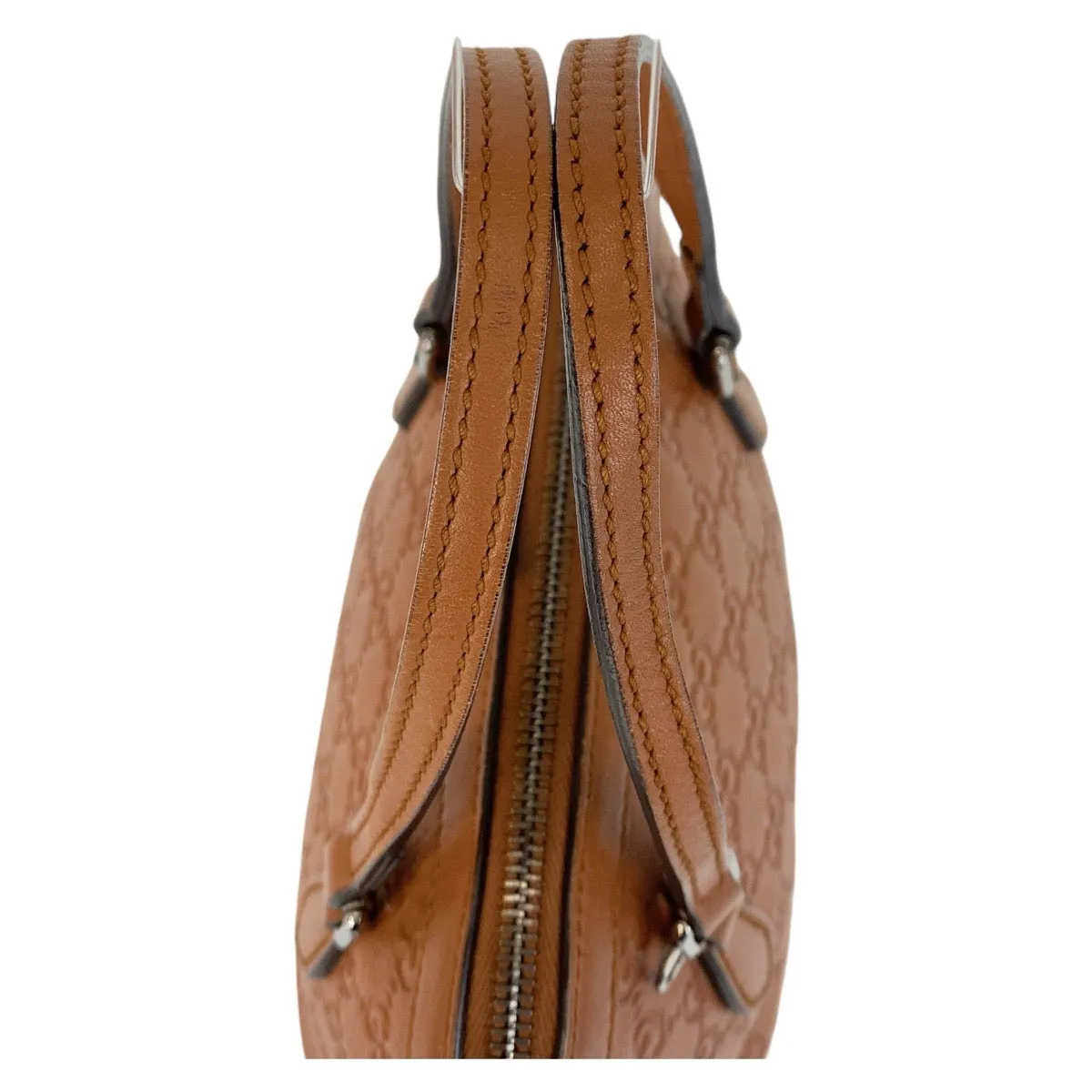 Guccissima 2way Handbag Leather Streamlined Functional Gucci