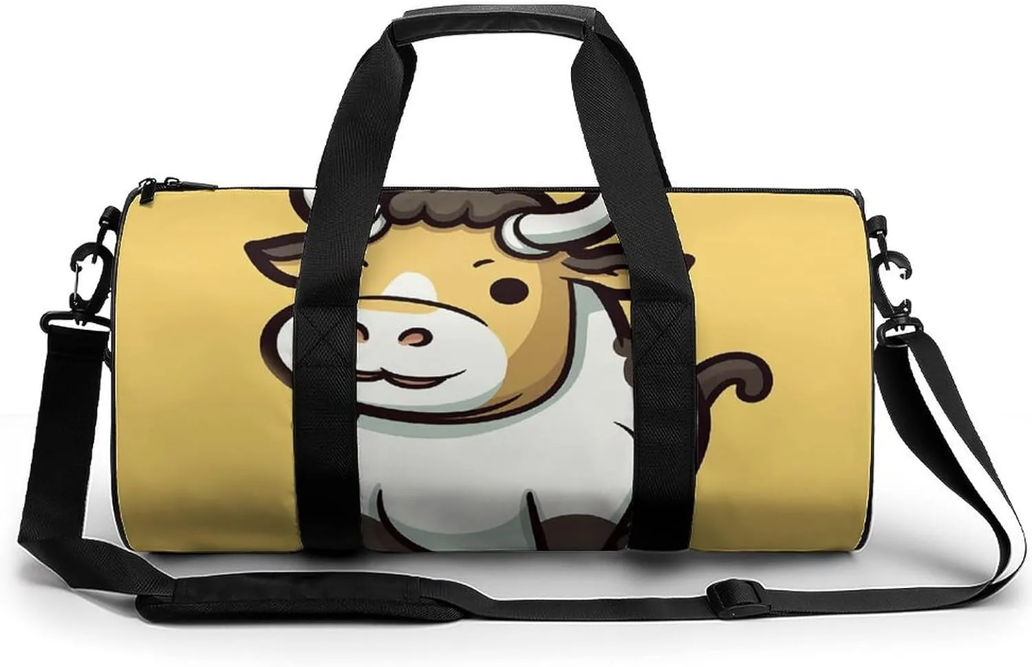Gym Bag for Men Women Cute Calf Duffel Bag Overnight Bag with Compartment Gym Sackpac