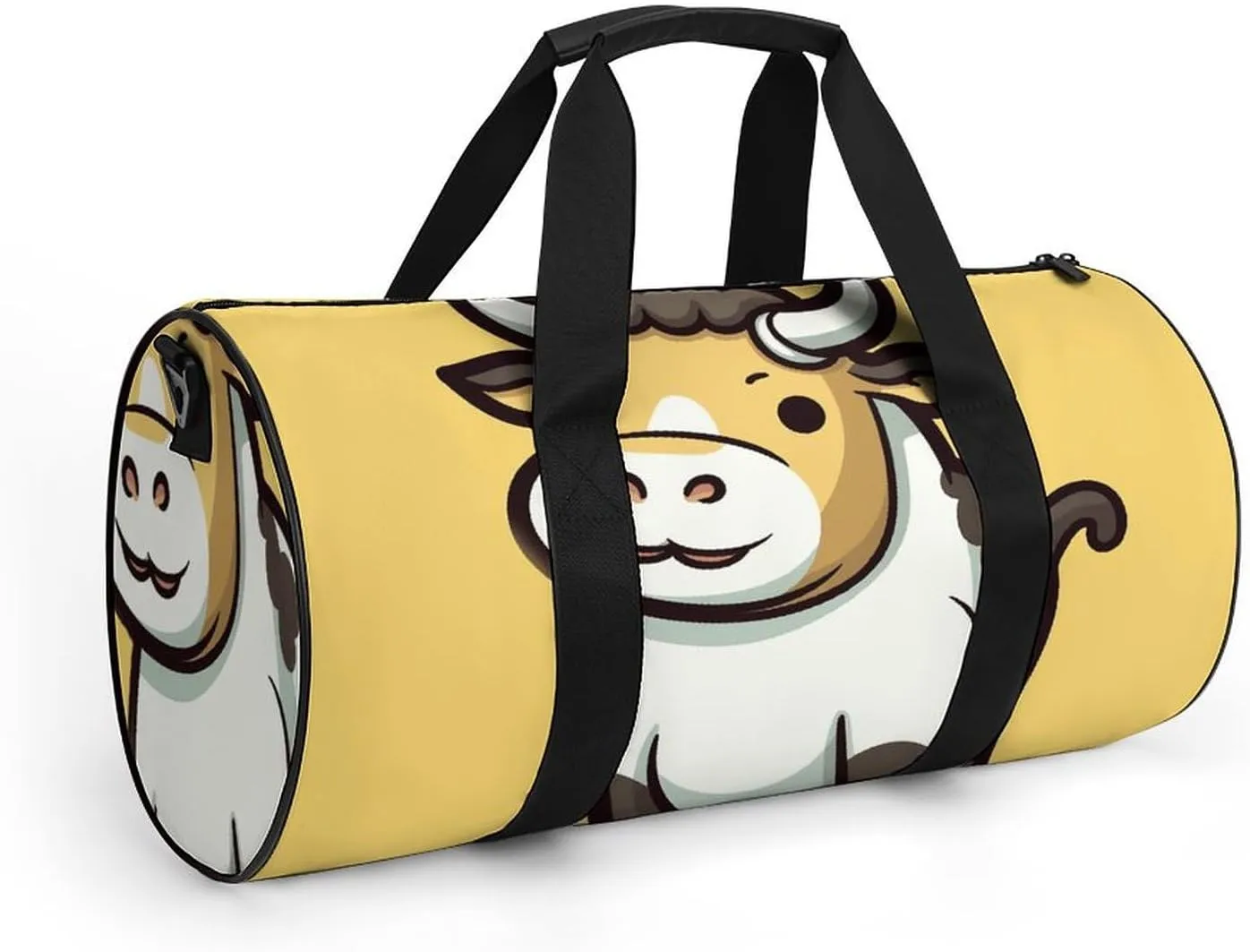 Gym Bag for Men Women Cute Calf Duffel Bag Overnight Bag with Compartment Gym Sackpac