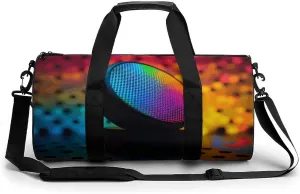 Gym Bag for Men Women Musical Instrument Speakers Duffel Bag Overnight Bag with Compartment Gym Sackpac