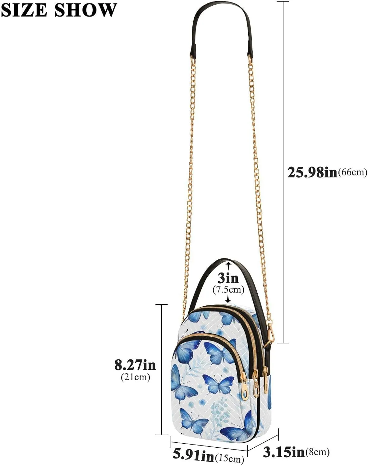 Handmade Christmas Art Women s Crossbody Handbags, Fashionable Crossbody Bags Small Crossbody Handbag for Women