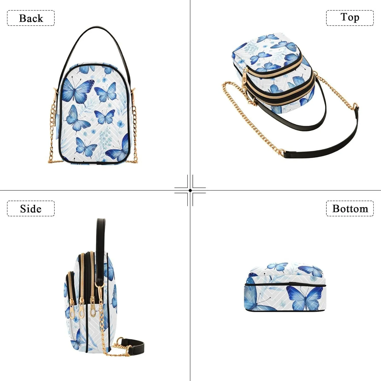 Handmade Christmas Art Women s Crossbody Handbags, Fashionable Crossbody Bags Small Crossbody Handbag for Women
