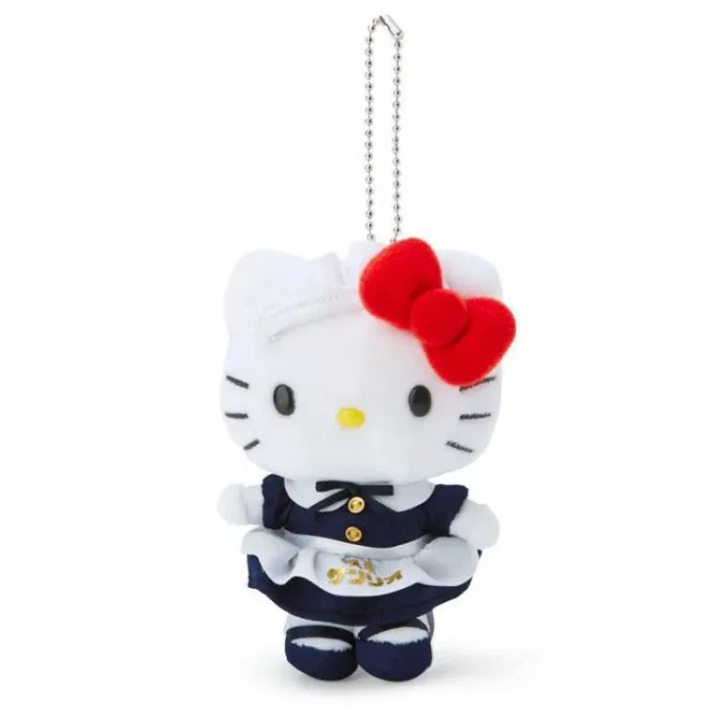 Hello Kitty Plush Keychains with Varied Clothing Styles