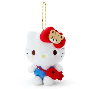 Hello Kitty Plush Keychains with Varied Clothing Styles