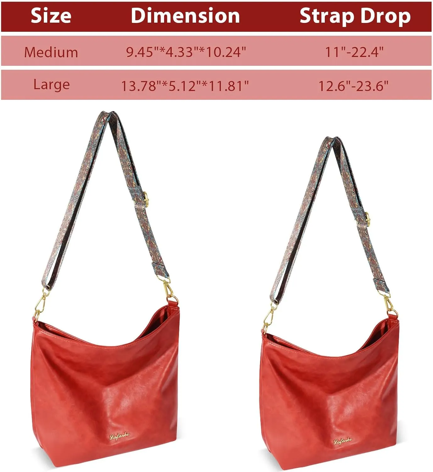 Hobo Bags for Women Tote Bag Hobo Purse Vintage Bucket Bags Womens Vegan Leather Guitar Strap Purse