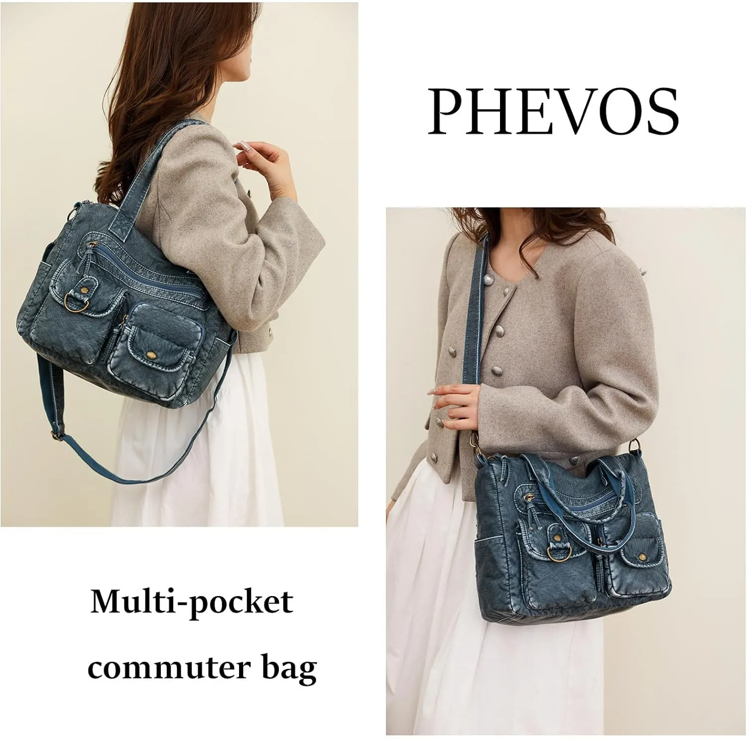 Hobo Handbag and Purses for Women,Top Handle Satchel Purse Tote Shoulder Bags Faux Leather for Ladies
