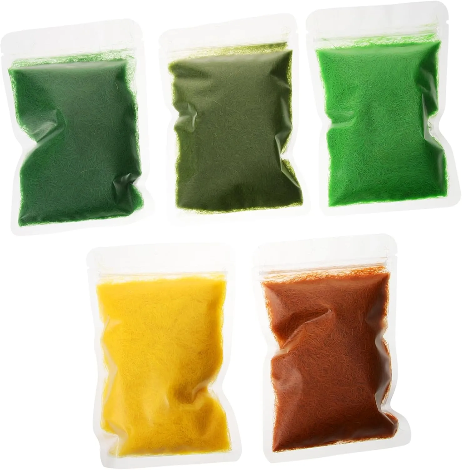 Homoyoyo Eternal Moss Decors DIY Kit 5 Bags of Lifelike Fake Moss Enhance Your Plant Decor Office Home