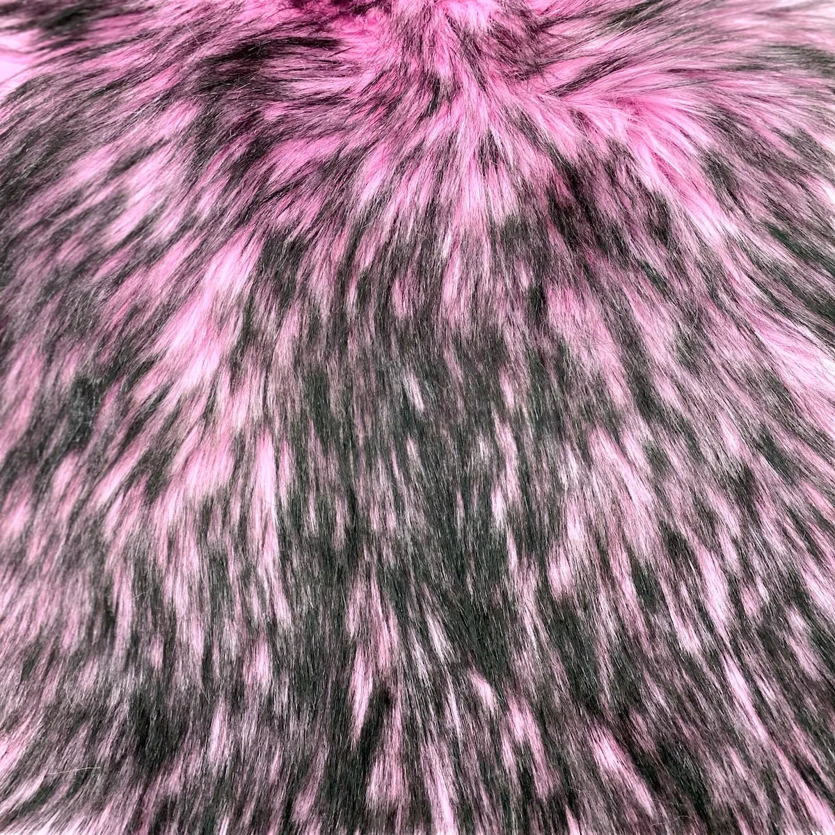 Husky Print Long Pile Shaggy Faux Fur Fabric
