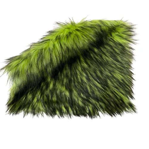 Husky Print Long Pile Shaggy Faux Fur Fabric
