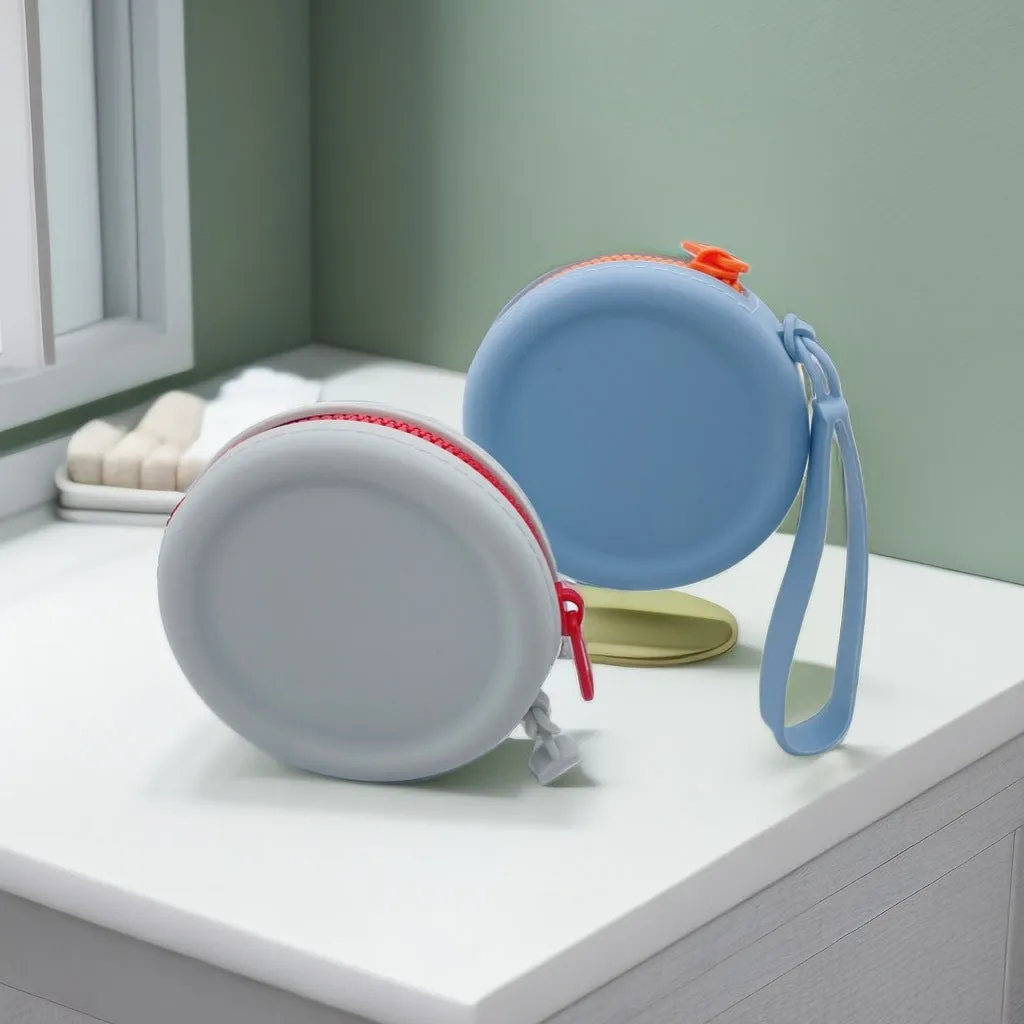 Innovative Adult Earphones Jewelry Simple Round Bags