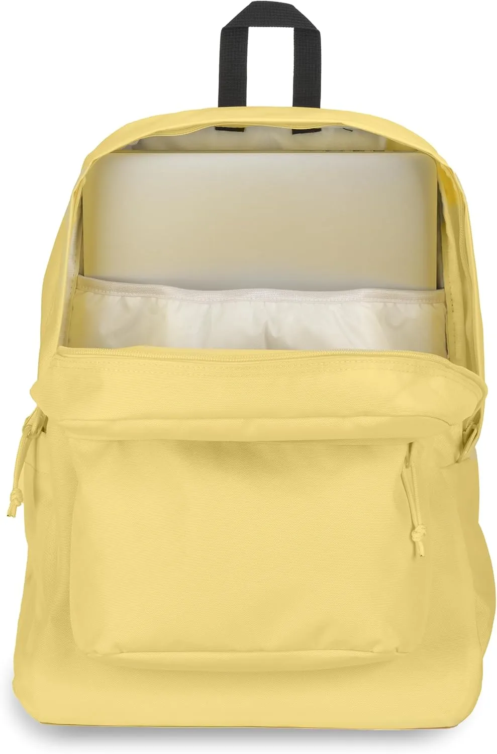JanSport SuperBreak Plus Backpack with Padded 15-inch Laptop Sleeve and Integrated Bottle Pocket - Spacious and Durable Daypack for Work and Travel - Pale Banana