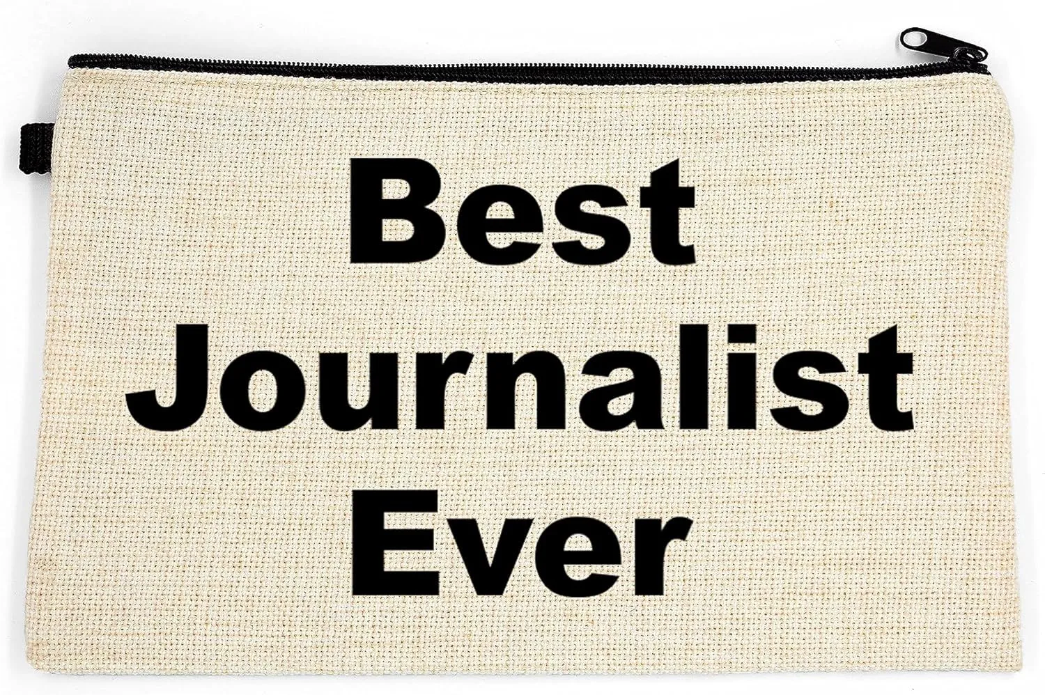 Journalist Makeup Bag, Gift For Journalist, Best Journalist Ever, Toiletry Bag, Birthday Gift For Her, Makeup Bag For Women, Christmas Gift Bag