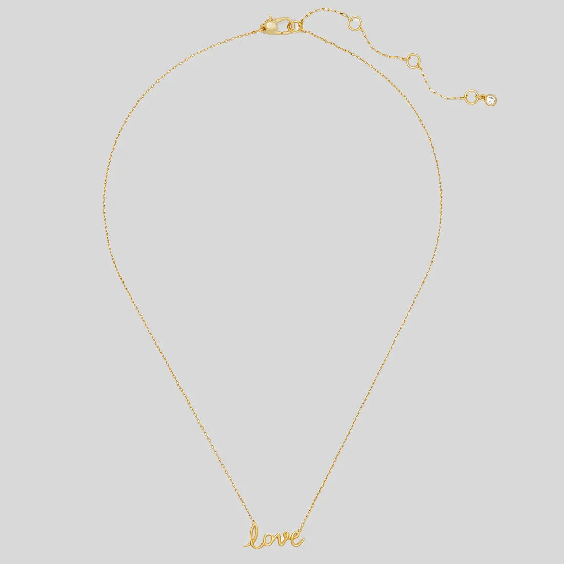 KATE SPADE Say Yes Love Pendant Gold RS-KI174