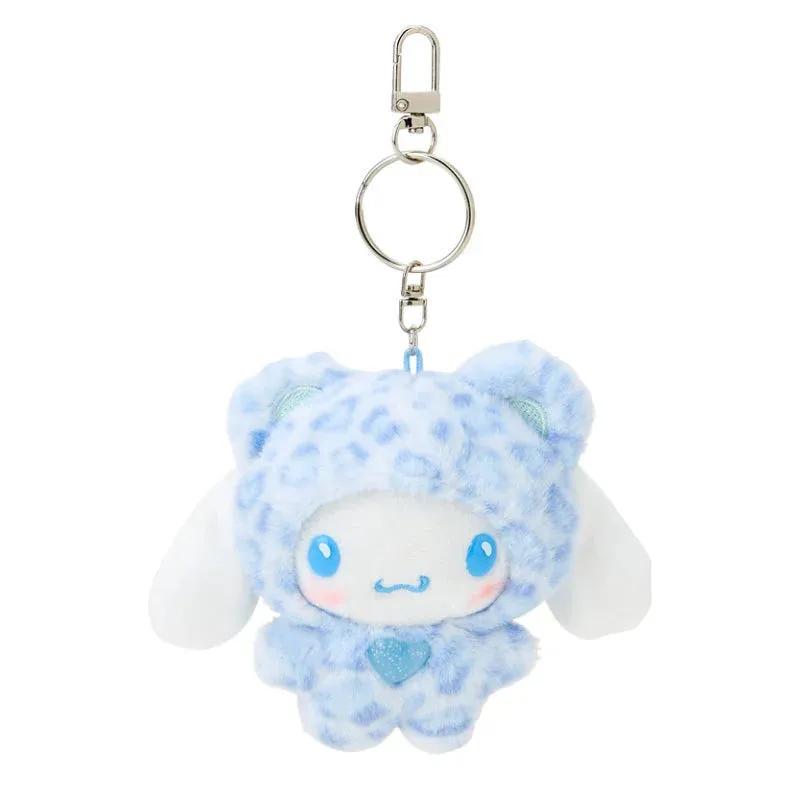 Kawaii Sanrio Character in Leopard Print Keychain | Cute & Stylish Accessory