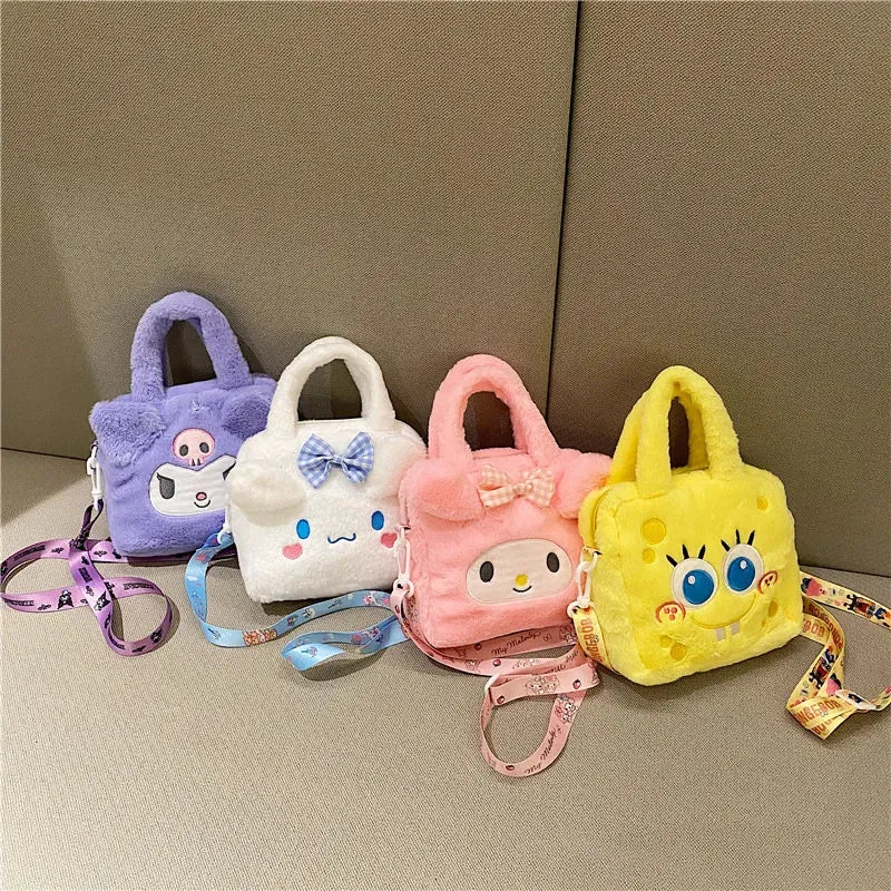 Kawaii Sanrio Plush Bags Cute Collectible CarryAlls
