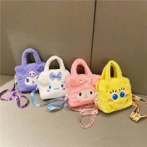 Kawaii Sanrio Plush Bags Cute Collectible CarryAlls