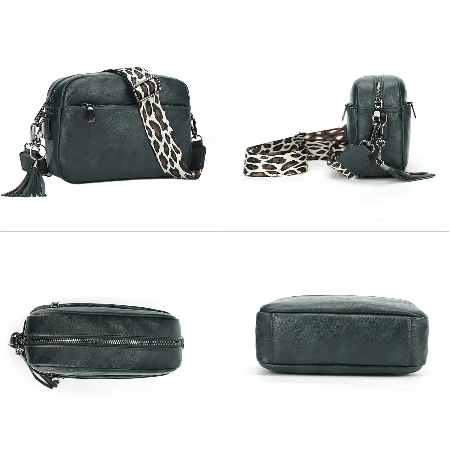KL928 Small Crossbody Bag for Women, Soft FAUX Leather Cell Phone Purse，Adjustable Strap Shoulder Handbags Wallet Purse