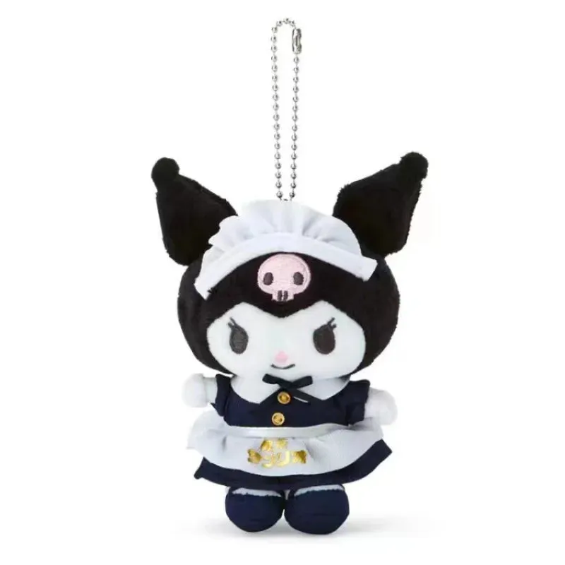 Kuromi Plush Keychains in Assorted Attires