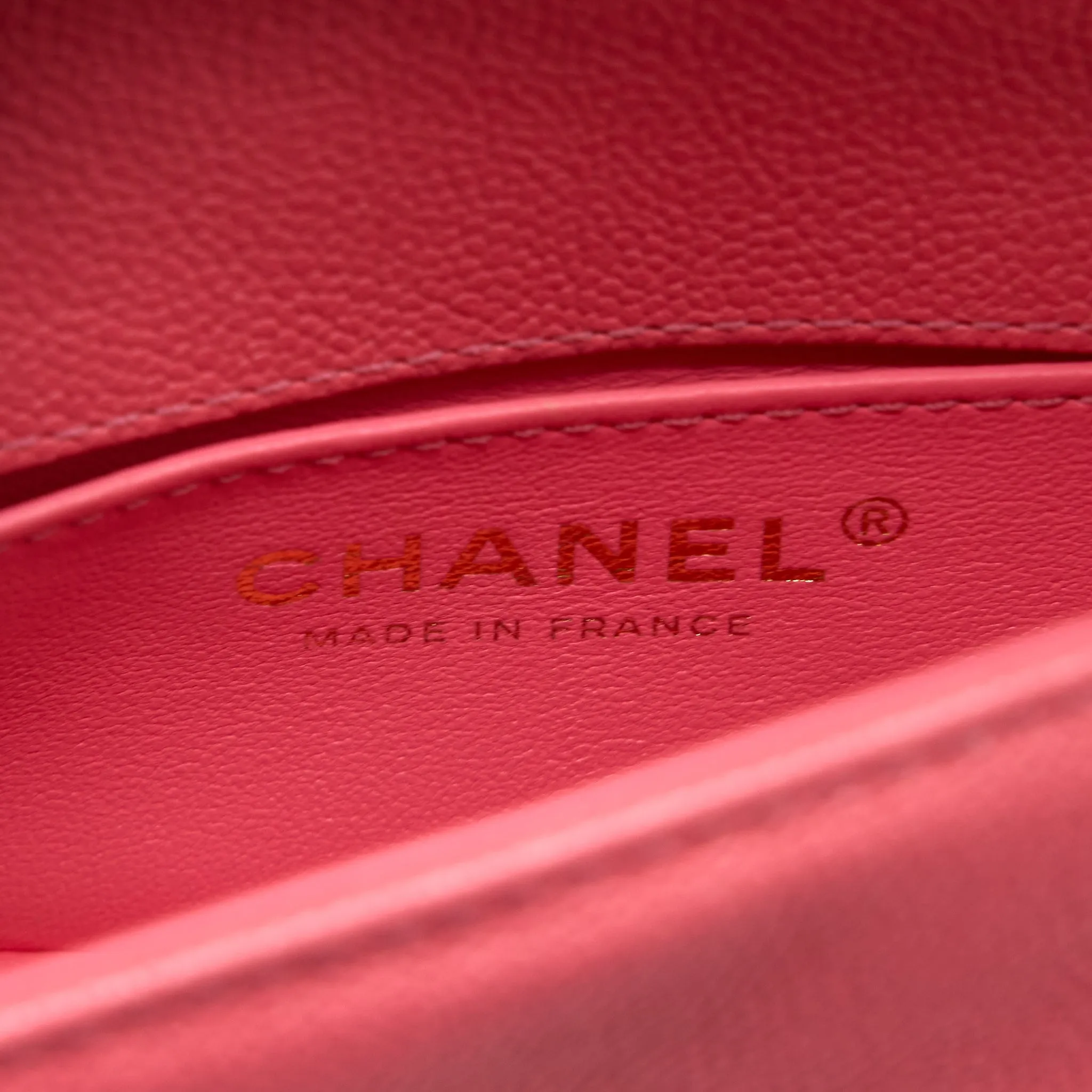 L Pink Bag (Microchip) Chevron Mini Super Boy Caviar Ending soon Efficient delivery Chanel