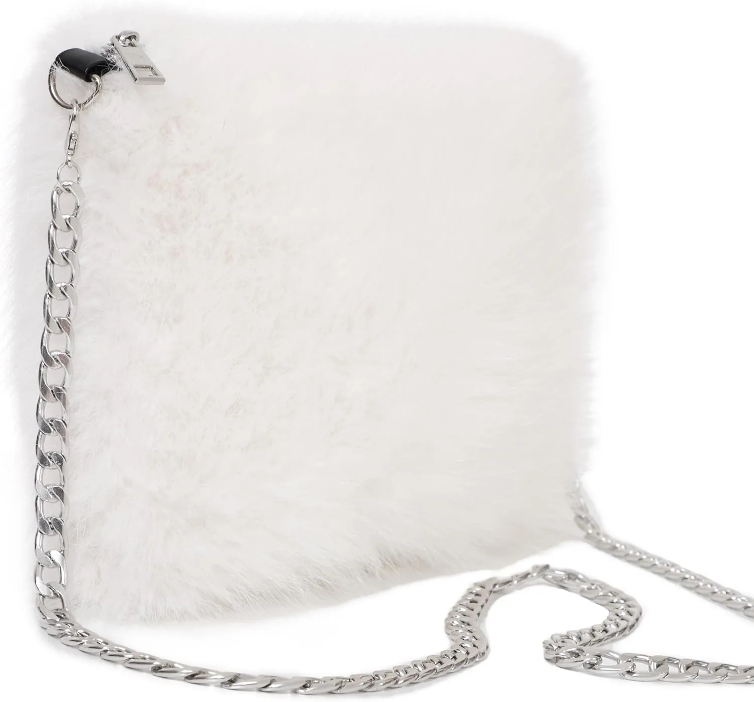 LA CARRIE Faux Fur Crossbody Bags for Women Shoulder Bag Purse Handbags Shoulder Strap