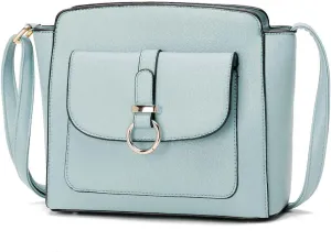 LA TERRE Lightweight Medium Crossbody Bags for Women, Small Crossbody Handbags Vegan Leather Shoulder Bag Purses
