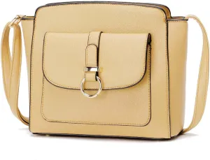 LA TERRE Lightweight Medium Crossbody Bags for Women, Small Crossbody Handbags Vegan Leather Shoulder Bag Purses