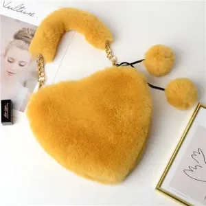 Ladies Heart Shaped Shoulder Bag