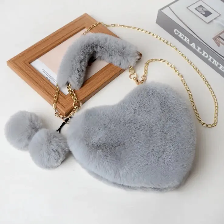 Ladies Heart Shaped Shoulder Bag