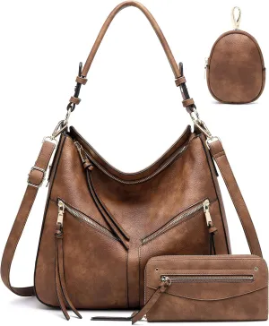 lapsting Hobo Bags for Women Handbags Purse Ladies Boho Shoulder Bag Crossbody Purses Faux Leather