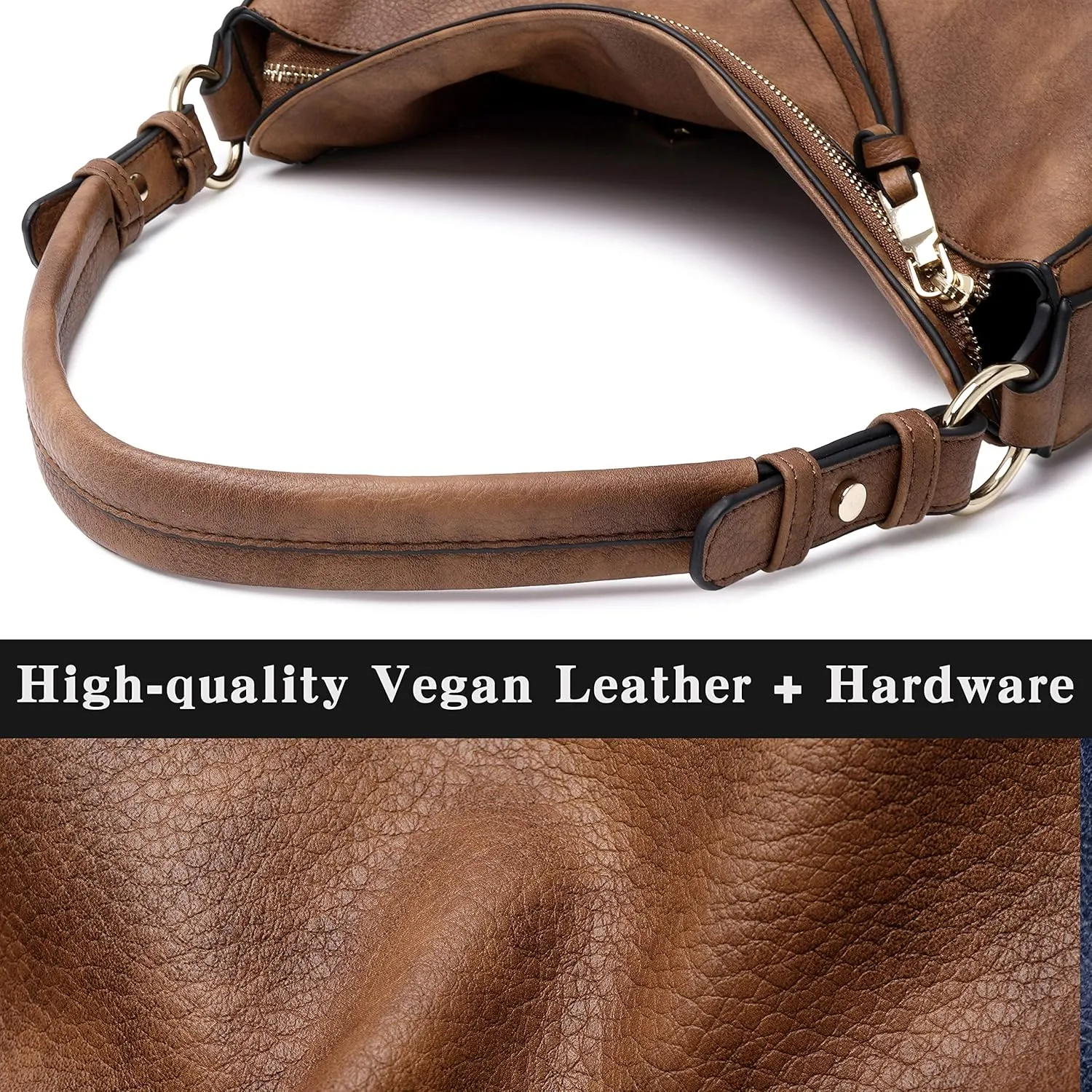 lapsting Hobo Bags for Women Handbags Purse Ladies Boho Shoulder Bag Crossbody Purses Faux Leather