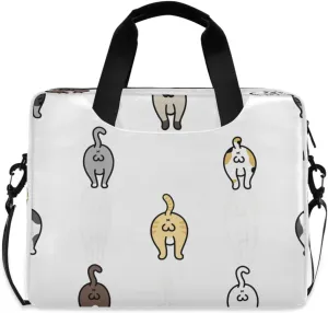 Laptop Bag Computer Bags Messenger Shoulder Bag Briefcase Cat Breed Ball for Business Office Work