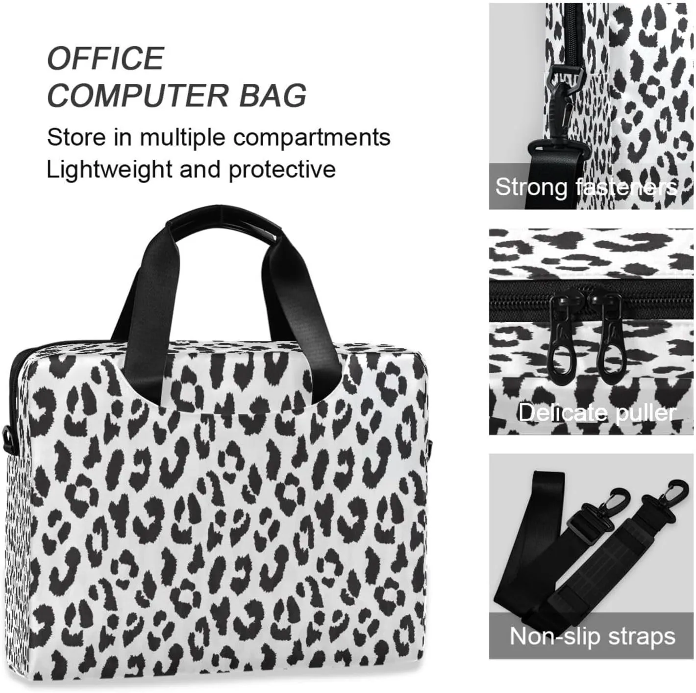 Laptop Bag Computer Bags Messenger Shoulder Bag Briefcase Magic Gnomes for Business Office Work