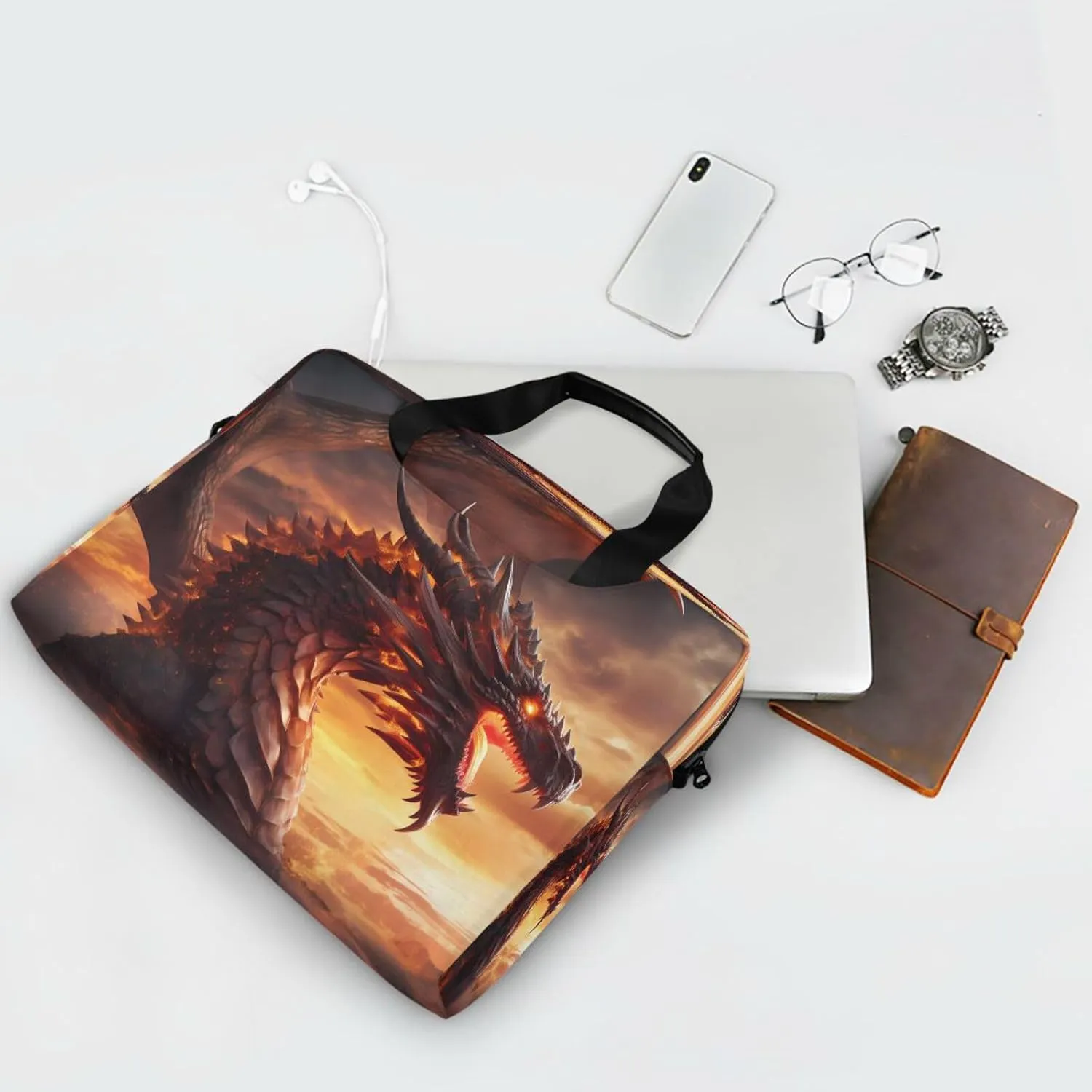 Laptop Bag Computer Bags Messenger Shoulder Bag Briefcase Magic Gnomes for Business Office Work