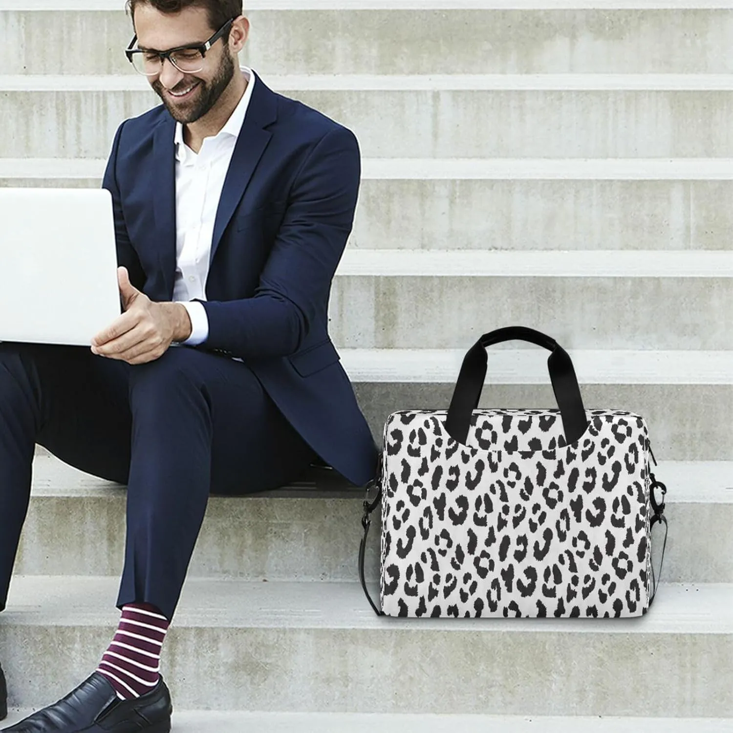 Laptop Bag Computer Bags Messenger Shoulder Bag Briefcase Magic Gnomes for Business Office Work